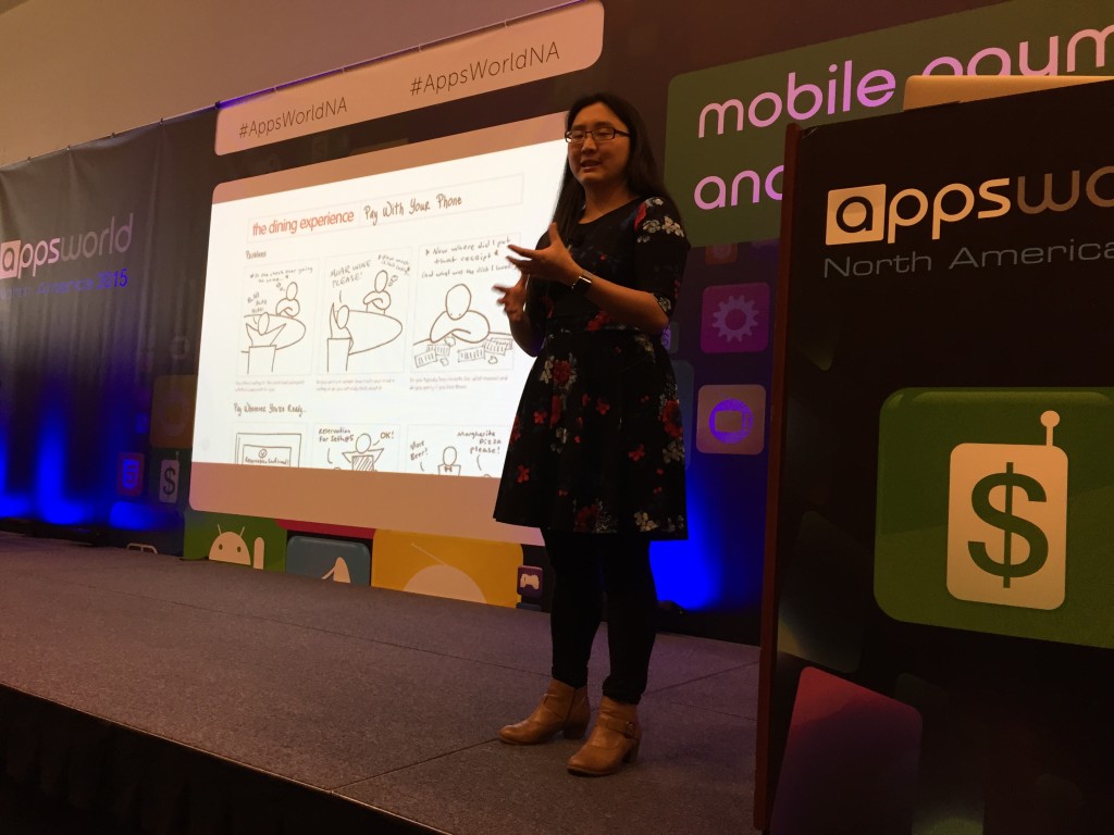 Alexa presenting an example of the sketches they put together initially when thinking through how users would typically pay a bill